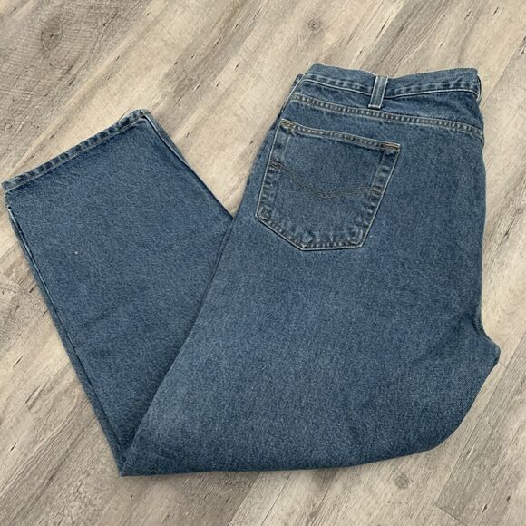 Carhartt Jeans Mens Straight Leg Traditional Fit Denim Size 42X30 Medium Blue - Picture 7 of 7